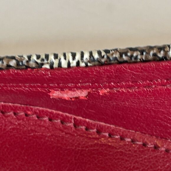 Coach Chelsea Chestnut Brown White Cap Toe Heel Ballet Flats Shoes Size 6B - Picture 9 of 10